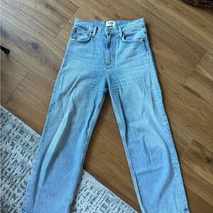 AGOLDE Ren High Rise Wide Leg Jeans